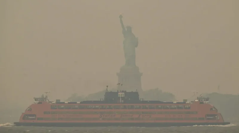 Canadian-Wildfires-lead-to air-quality-alerts-in-US