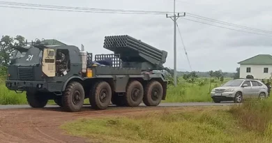 Combodian-BM-21-multiple-rocket-launcher-returns-from-the-cambodia