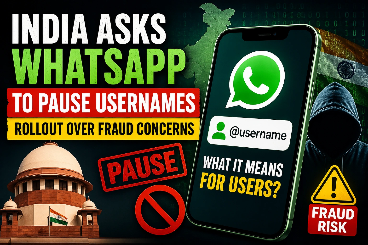 WhatsApp usernames paused in India over fraud concerns